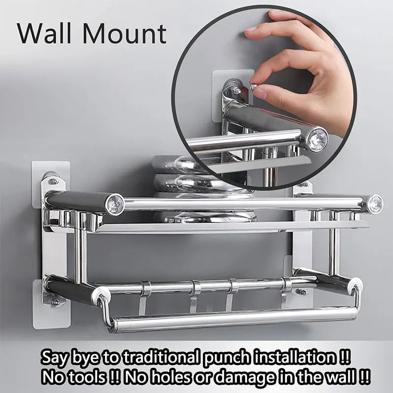 Self adhesive wall hanging screw hooks