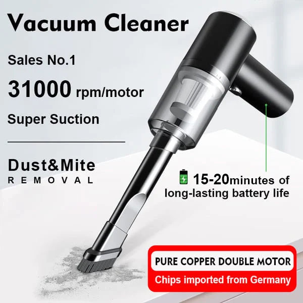 Rechargeable Mini Vacuum Car Cleaner