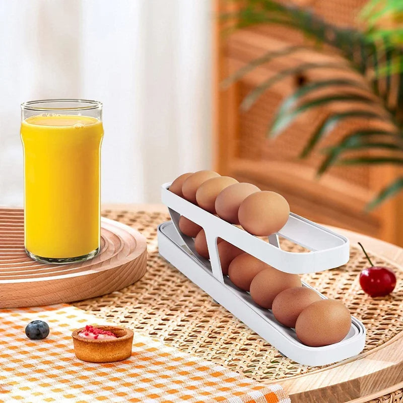 Egg Storage Automatic Scrolling Egg Holder Tier 2