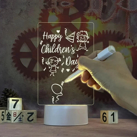 3D Creative Luminous Note Board