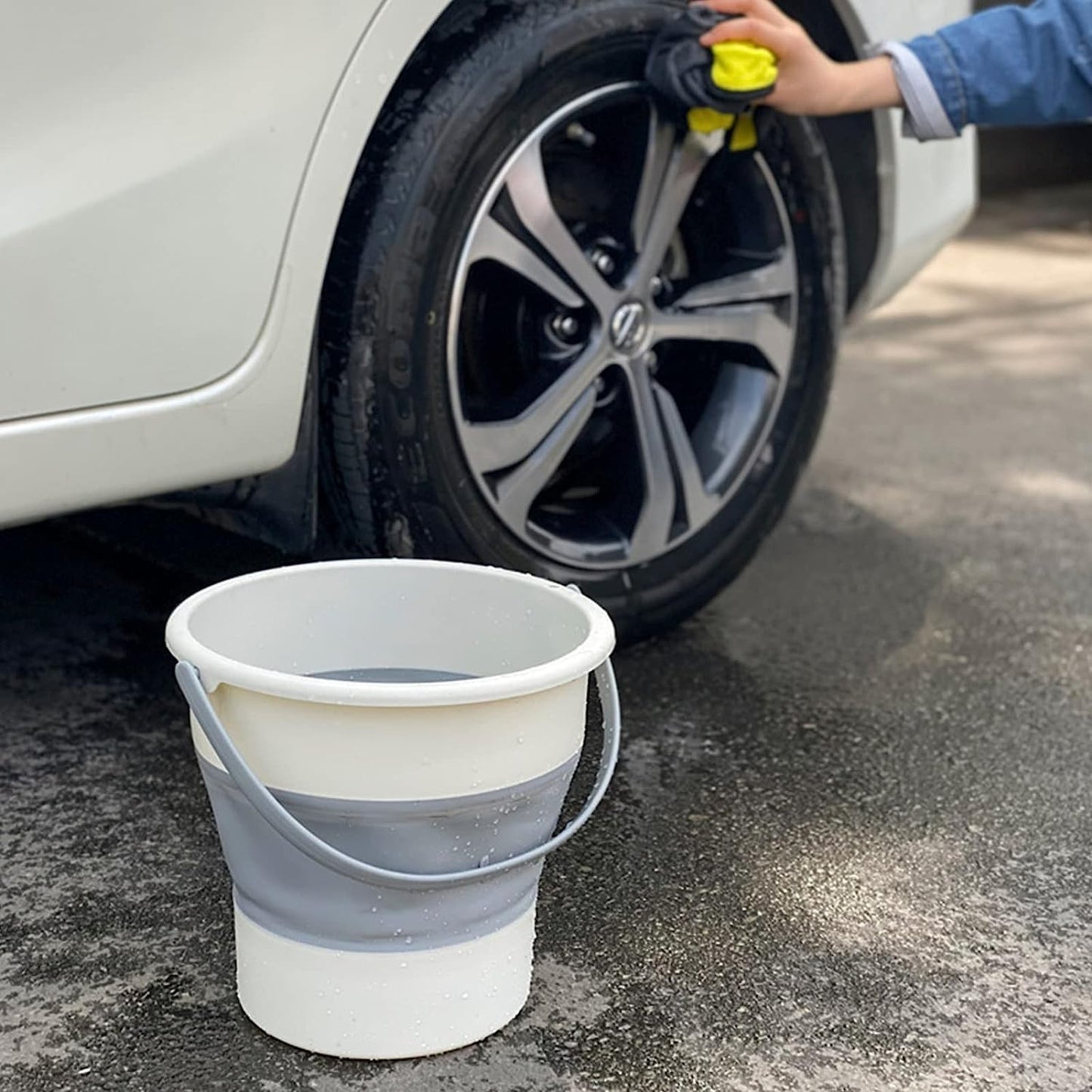 Collapsible Foldable Water Bucket Tank with Handle