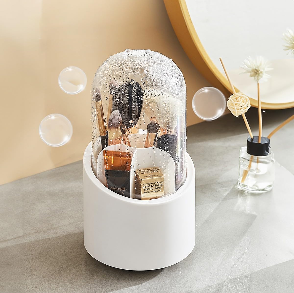 360° Rotating Dust-proof Makeup Holder